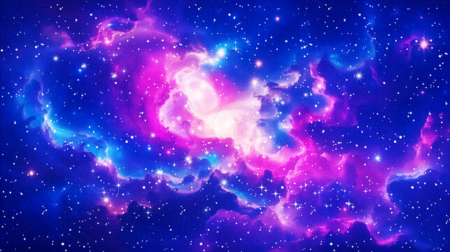 唯美星空星云