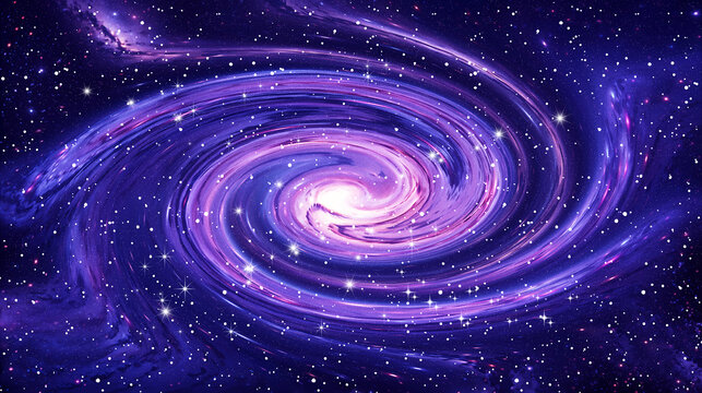 紫色星空背景