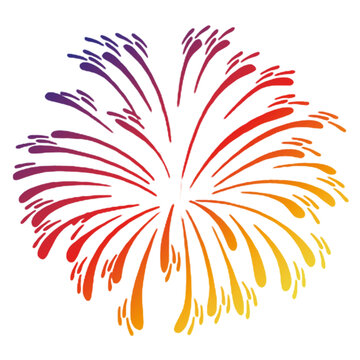 彩色節(jié)日煙花素材