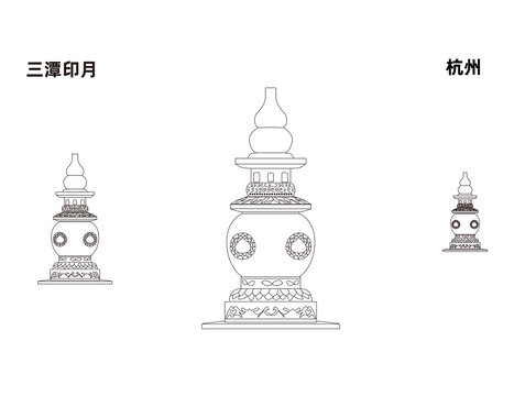 三潭印月