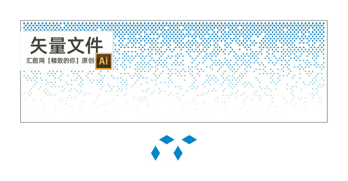 大小菱形漸變