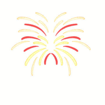 煙花節(jié)日元素
