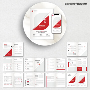 公司畫冊cdr模板