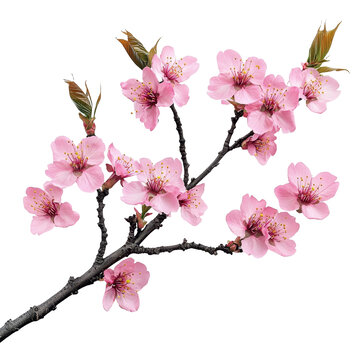 [免摳素材]春天美麗櫻花枝