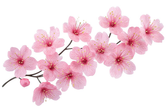 [免摳素材]粉嫩櫻花枝條美圖