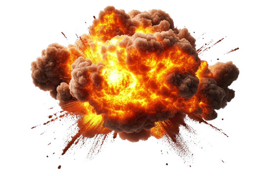 [免摳素材]爆炸效果圖 火焰與濃煙