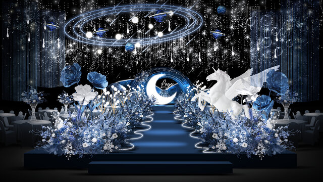 星空婚禮效果圖