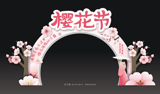櫻花節(jié)拱門