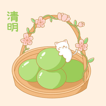 清明插畫