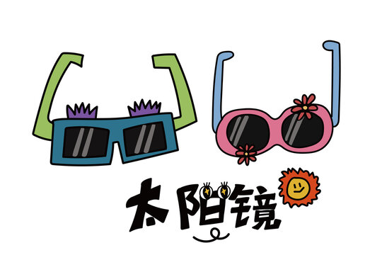 卡通眼鏡