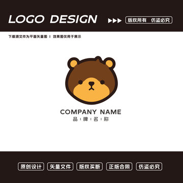 小熊logo標(biāo)志