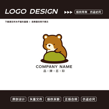 小熊logo標(biāo)志