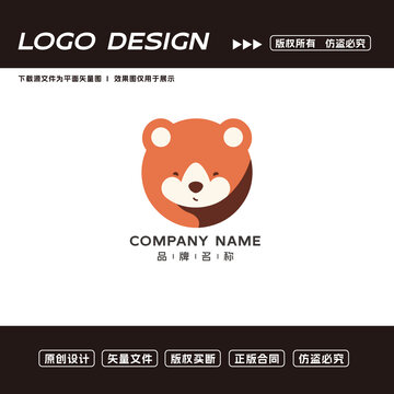 小熊logo標(biāo)志