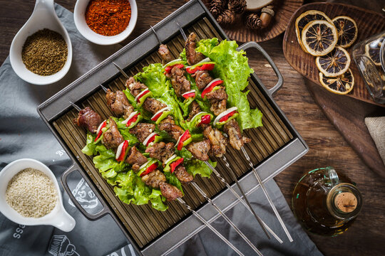 烤牛肉串