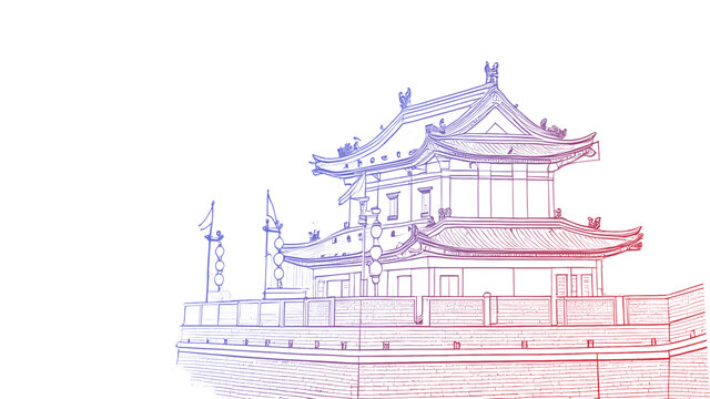 西安城墻敵樓