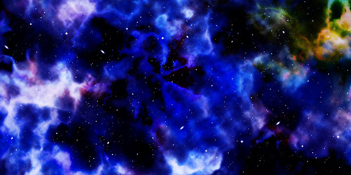 藍(lán)色星空軟膜背景