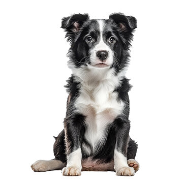 [免摳素材]可愛邊境牧羊犬幼犬肖像