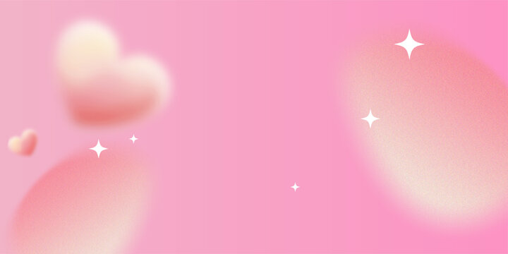 彌散風(fēng)粉色愛心情人節(jié)婦女節(jié)感恩節(jié)漸變背景