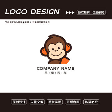 猴子logo標志