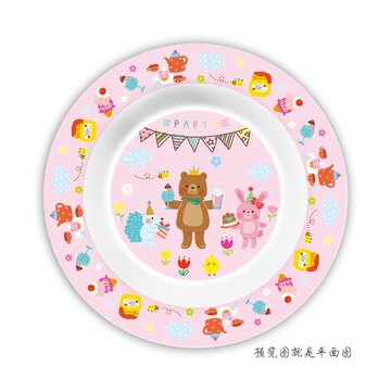 卡通餐具花面