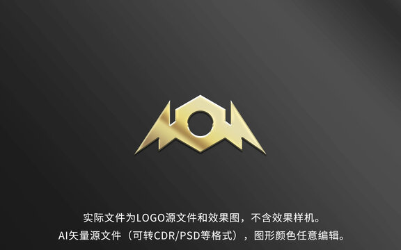 M字母LOGO標志設計