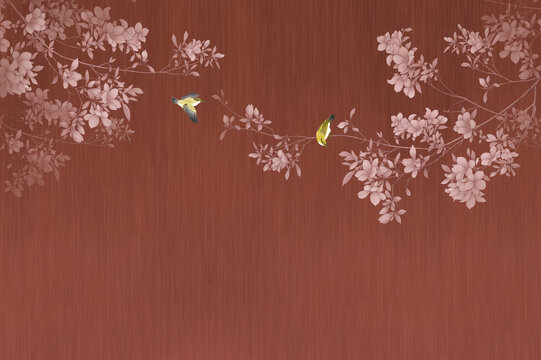 玉蘭和黃鸝