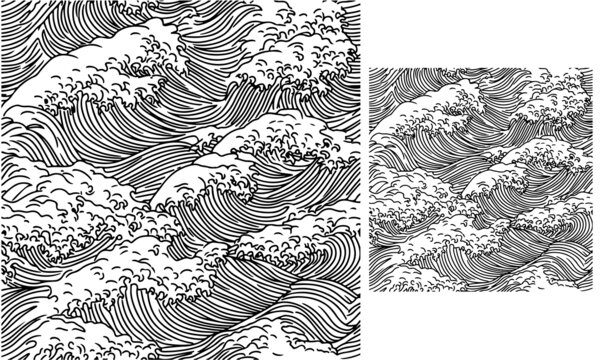 海浪拍打