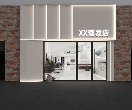 理發(fā)店門頭