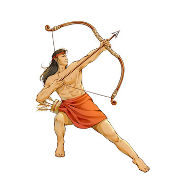后羿射日中國古代神話后裔
