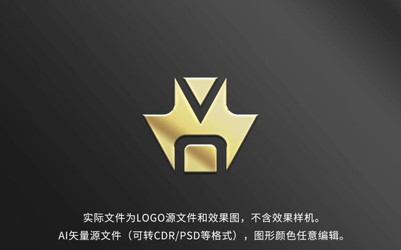 N字母LOGO標志設計