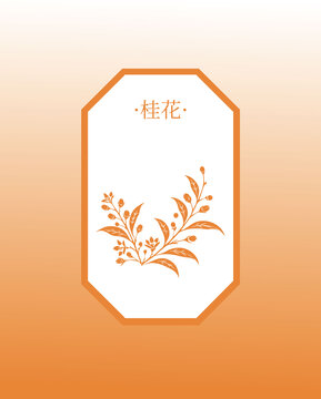 桂花插畫包裝設(shè)計(jì)