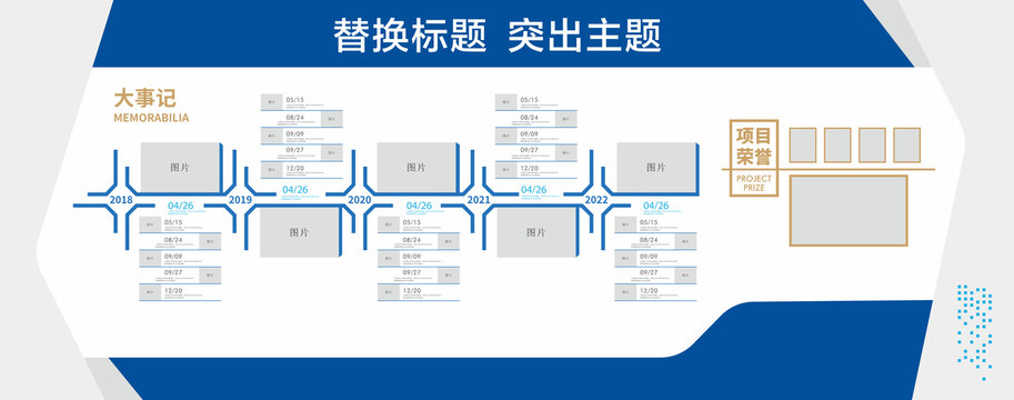 企業(yè)文化墻發(fā)展歷程榮譽墻