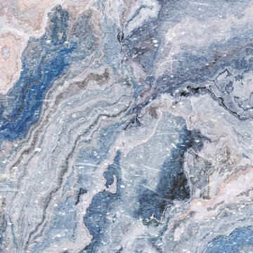 藍灰流水紋水墨紋藝術(shù)奢石巖板大理石