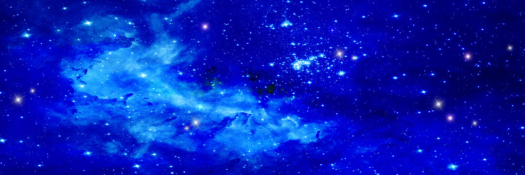 藍(lán)色宇宙星空頂星空軟膜燈箱