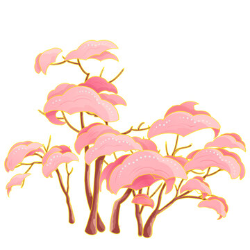 國潮風(fēng)春天桃花