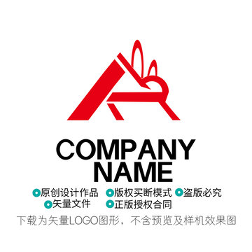 A和K字母logo