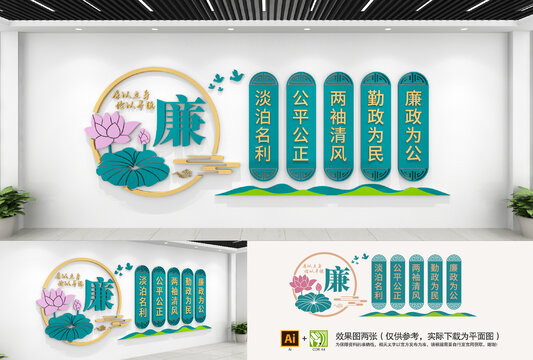 黨風(fēng)廉政文化墻