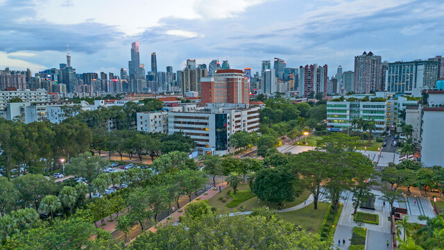 華南師范大學校園航拍