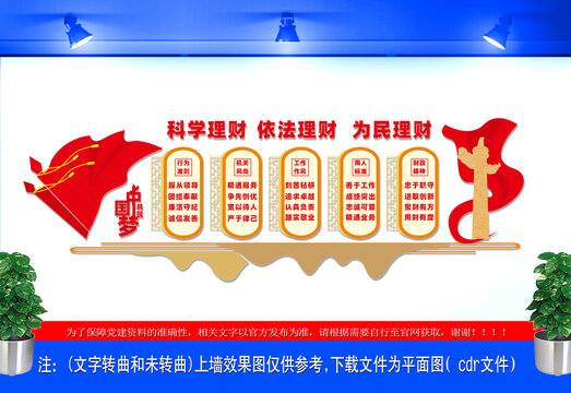 打造陽光財(cái)政文化墻