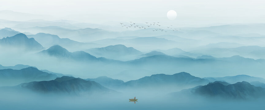寫意山水畫