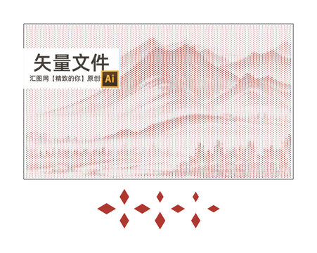 點狀山