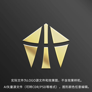 AH字母LOGO標(biāo)志設(shè)計(jì)