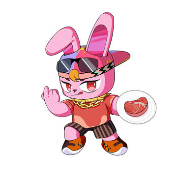 卡通兔子