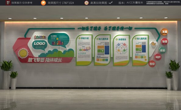 幼兒園文化校園長廊布置