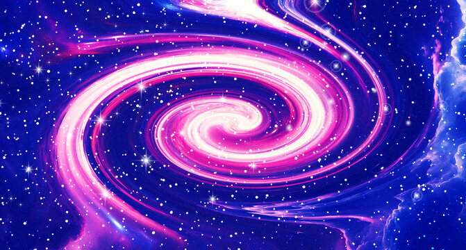 絢麗宇宙星空旋渦