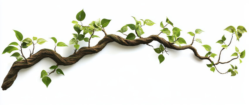 自然清新蜿蜒枝干