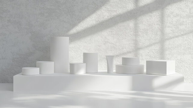 白色極簡產(chǎn)品展示背景