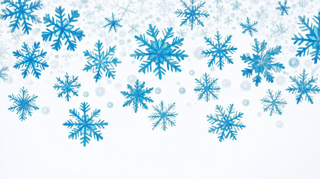 冬季雪花圖案背景圖