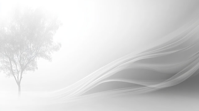 朦朧樹(shù)影抽象背景圖