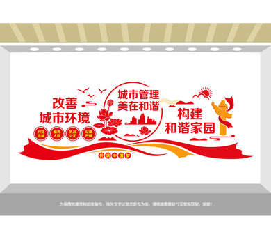 城市管理文化墻